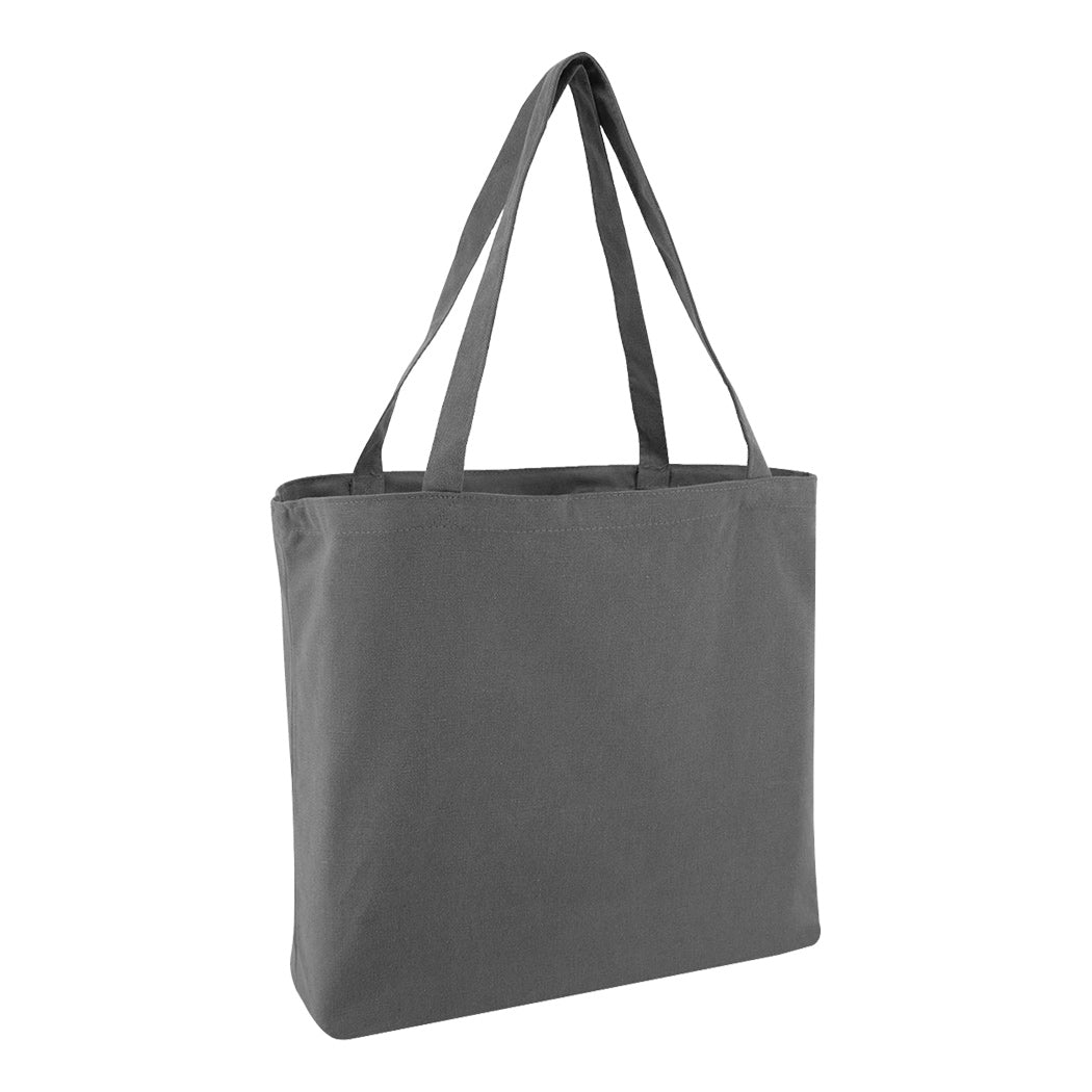 Expandable Cotton Canvas Tote Bag