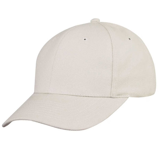 Low-Profile Brushed Cotton Cap with Pre-Curved Visor