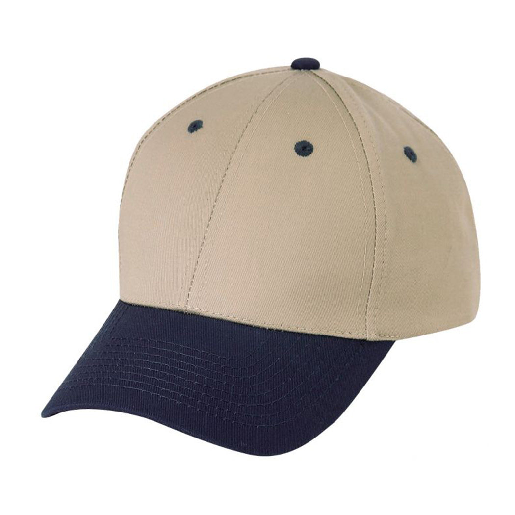 Classic Low Crown Structured Cotton Twill Adjustable Cap