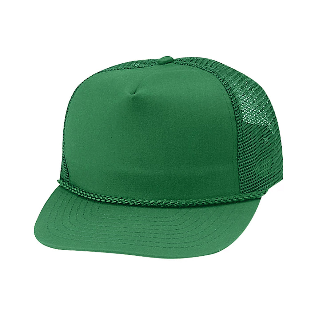 Structured Cotton Blend Twill Mesh Adjustable Cap