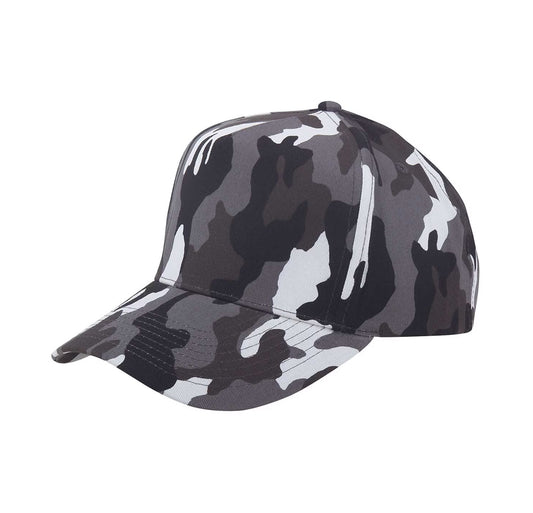 Structured Camo Cotton Adjustable Cap